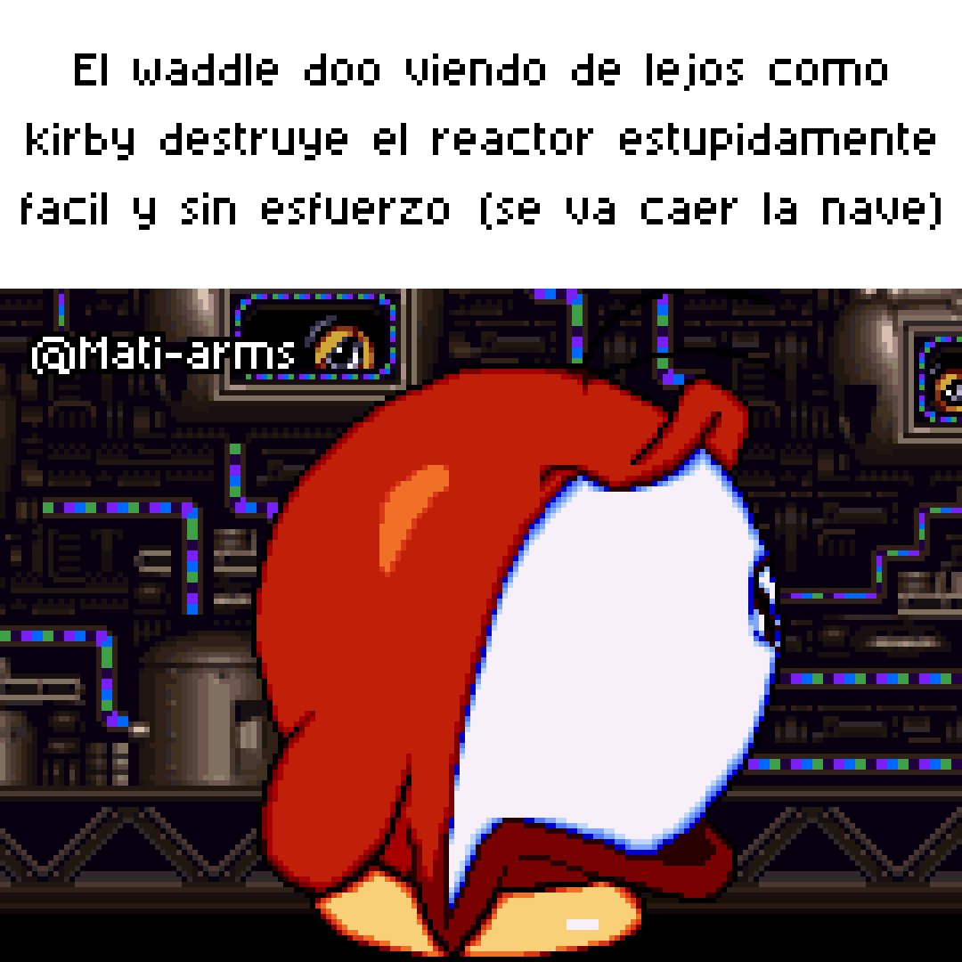 Matiarms's tweet photo. Pendejo no dura nada

#kirby #kirbymeme #aseprite #pixelart #meme #memes #curimeme #curimomo https://t.co/yoFNoP3Lz3