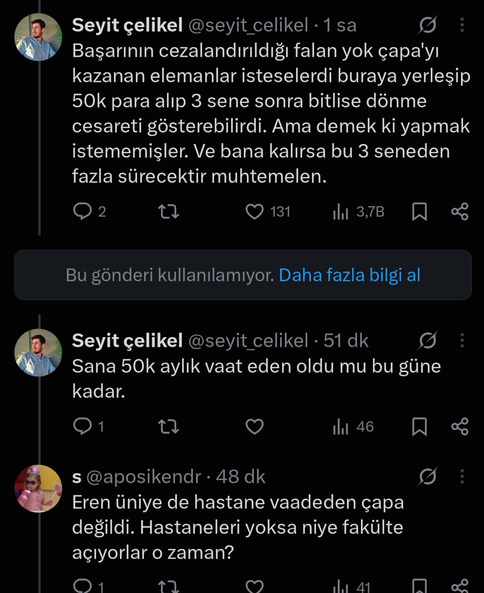 seyit_celikel's tweet photo. @aposikendr @selojan3e @behsayts Utanmanda yok bide beni yalancılıkla itham ediyorsun birazdan yazdığın herşeyi silip toz olursun sen şimdi sgagagsgsh https://t.co/MRdEMZkY0E
