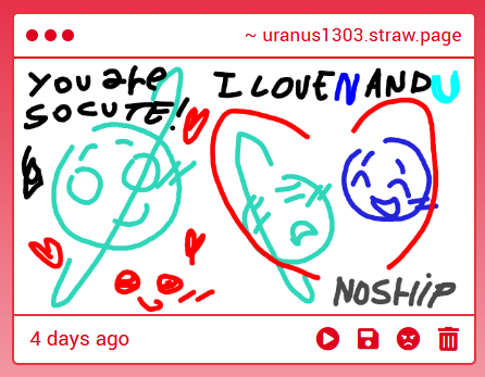 uranus1303's tweet photo. Me... cute? ha,, too right! also, pretty nice drawing of me and neptune over there :) Thank you.. for loving us i s'pose? we appreciate it! I'll pass it onto neptune. https://t.co/oP820ijHGn