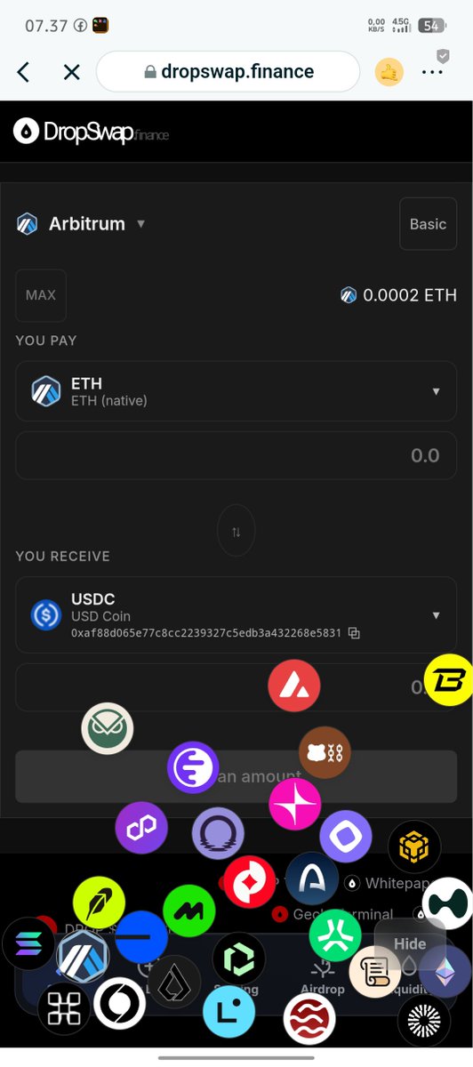sintiakadir27's tweet photo. Looking for the best cross-chain swap rates? Head over to https://t.co/HhyzI1OUy8 β‘οΈ Compare & swap in seconds! $DROP
@DropSwapFinance
#DROP #Airdrop #Arbitrum #DropSwap https://t.co/WvBawdjKWn