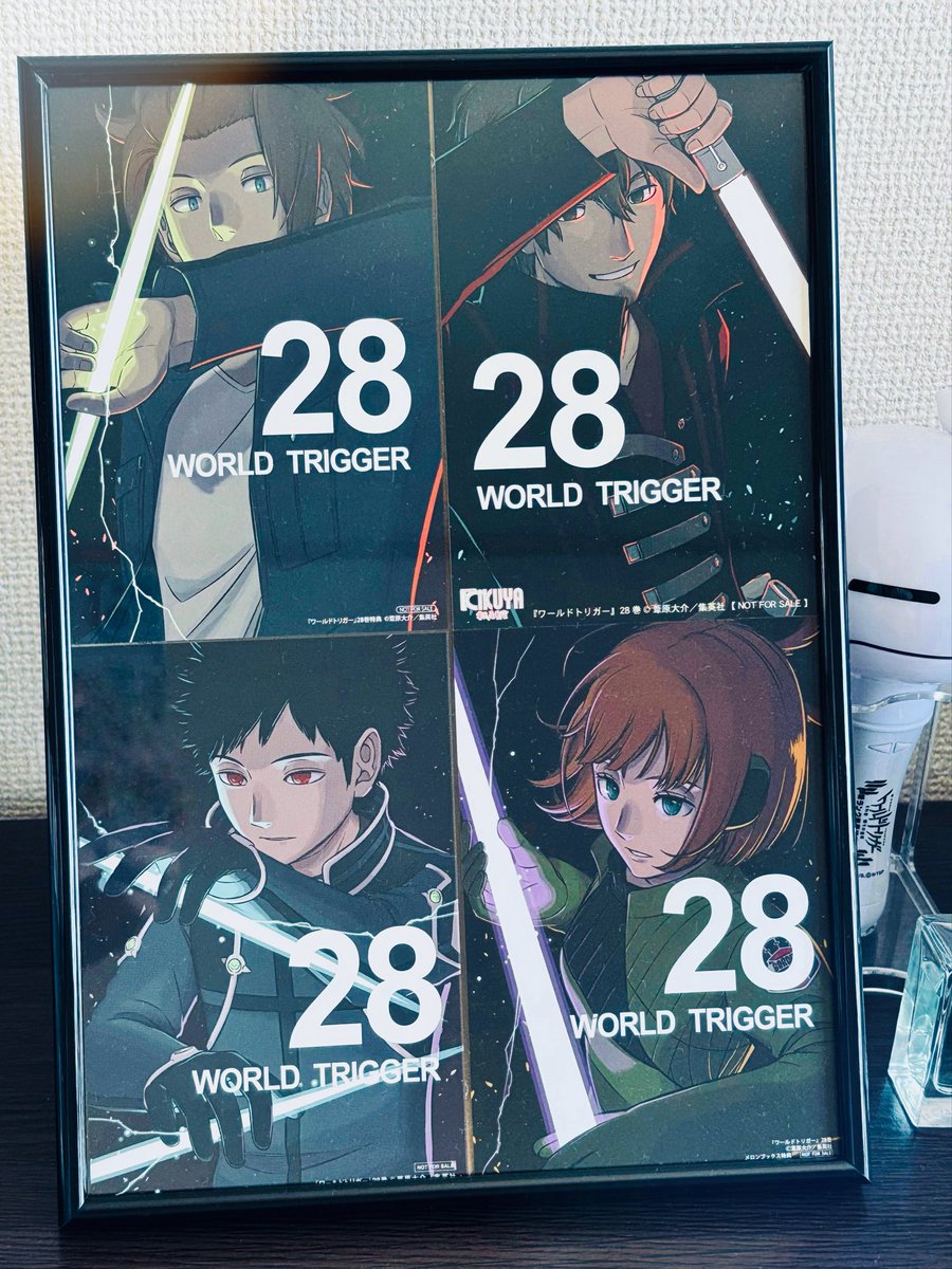 iruyo_wt's tweet photo. 28巻特典の攻撃手’sがカッコよくて大好きっていうお写真 https://t.co/OgwlQZFF8W