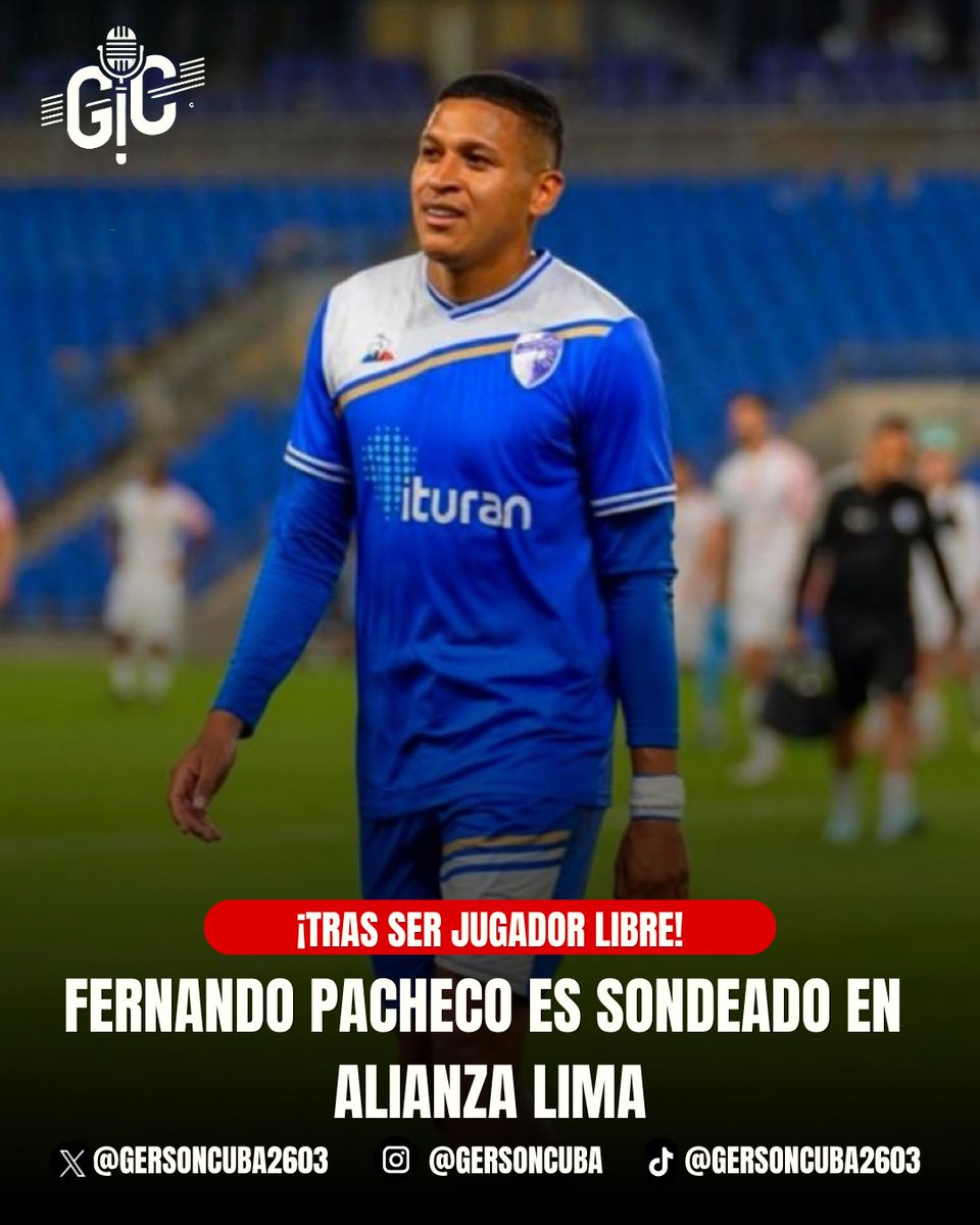 gersoncuba2603's tweet photo. Hoy está casi descartada la llegada de Fernando Pacheco a Sport Boys.

En cuanto a Alianza Lima, como mencionaron primero @losrenegrones , sí es una posibilidad. Para ampliar la información: es una posibilidad latente luego de que el jugador fuera ofrecido, aunque todavía no se ha materializado en una propuesta formal.

Además, existe también una opción de Cusco. Veremos qué sucede.