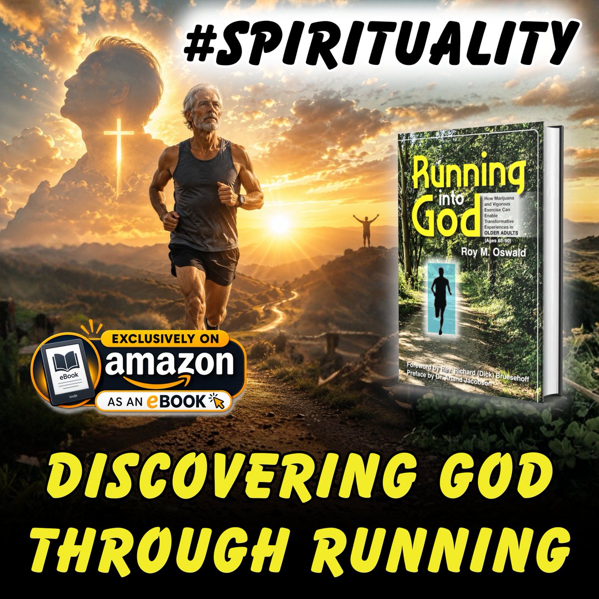 Christian_OBC's tweet photo. In "Running into God," Roy Oswald shares his lifelong journey with running, cannabis, spirituality, and the pursuit of peak experiences.

Discover how physical vitality, spiritual exploration, and a deeper connection with God can come together in one remarkable personal journey. https://t.co/Yg2DzslHEi