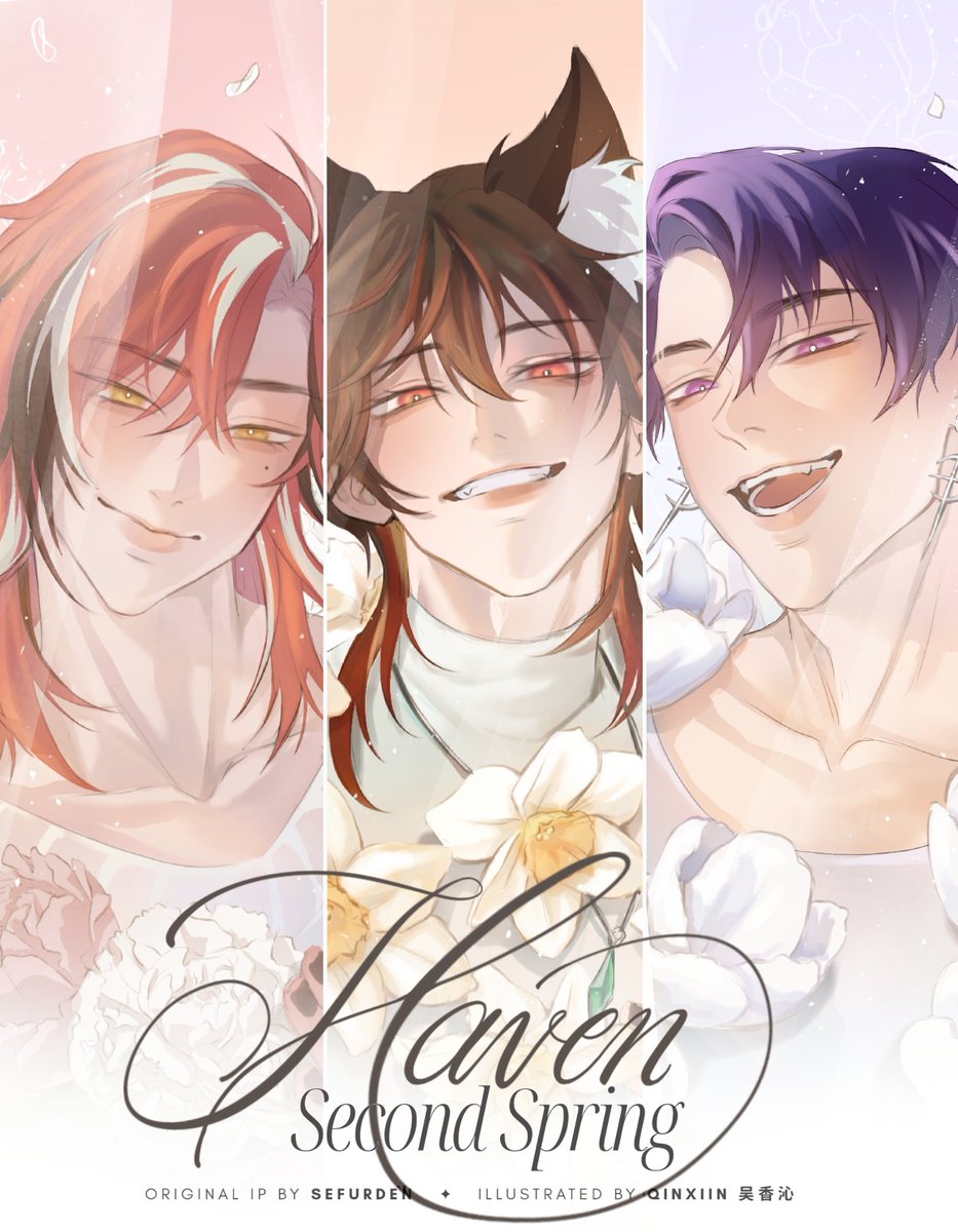 qinxiin's tweet photo. HAVEN: Second Spring previews 🌷

#Cocoma5 #Comipara7 #Comifuro23
#Sefurden #Harristhetic #Gehennart #Artion https://t.co/3KWzKQaYZ4