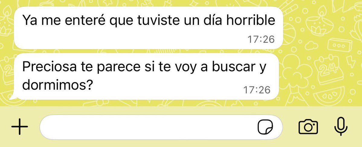 ennotita's tweet photo. el mensaje que todas queremos recibir: https://t.co/9o6H9VyuEZ