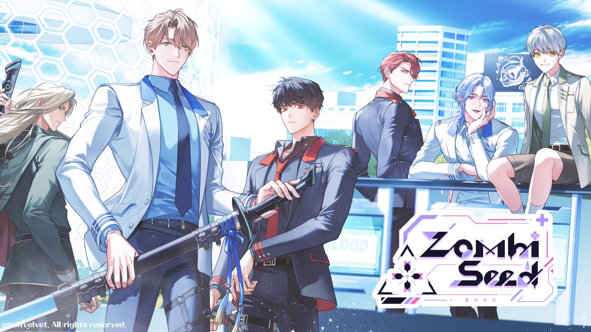 KaroshiMyriad's tweet photo. A PC demo is now available for LemonVelvet's joseimuke visual novel x turn-based card battle RPG "ZombiSeed."

The full version is planned for release as a mobile game on Android and iOS. A Kickstarter prelaunch page is also now live.

Story: One day, the world was engulfed by an unfamiliar, toxic fragrance.

Those who succumbed to it transformed into plant-like zombies—monstrous, yet hauntingly beautiful.

You are a teacher at the Hunter Academy, an institution dedicated to training elite Hunters. Your mission is to survive this floral apocalypse while guiding five unique students and a fellow teacher.

Help them grow, earn their trust, and uncover the secrets they carry—secrets that may reveal the truth behind this ruined world.

Demo: https://t.co/FNmV8Pug9x
Kickstarter: https://t.co/u6Y0PllU31