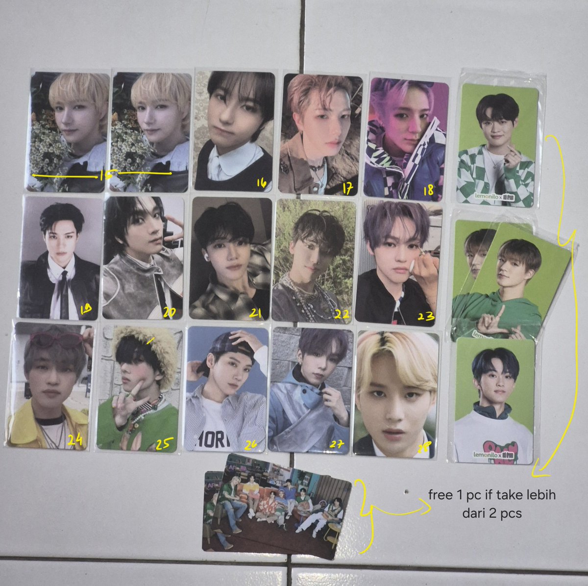 retrouvaillust's tweet photo. wts aab nct

🌱 all album only with inclu (-pc only)
🌱 pc min take 2, qyop/offer sesuai mp pls
🌱 dom jatim, splitpay only co oren

detailed condi &amp; price by dm

t. wtb dream 127 mark renjun jeno jaemin haechan chenle jisung cowboy biu superm usa us eong v1 rodrom slogan ina https://t.co/zy7ee4Yysx