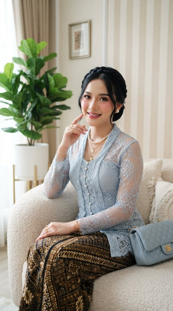 Traditional Southeast Asian Portrait