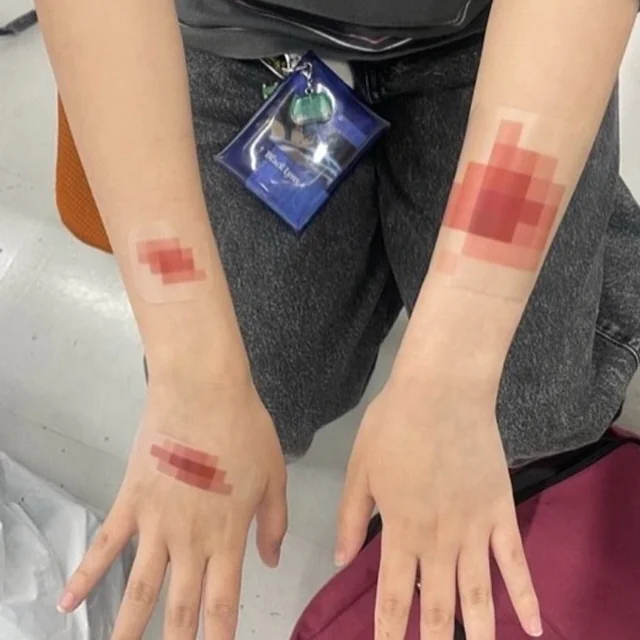Rainmaker1973's tweet photo. Japan made Band-Aids look like your injury got censored by the internet.

These “mosaix” bandages use pixelated patterns to cover cuts and scrapes. https://t.co/vSMbxi0jd7