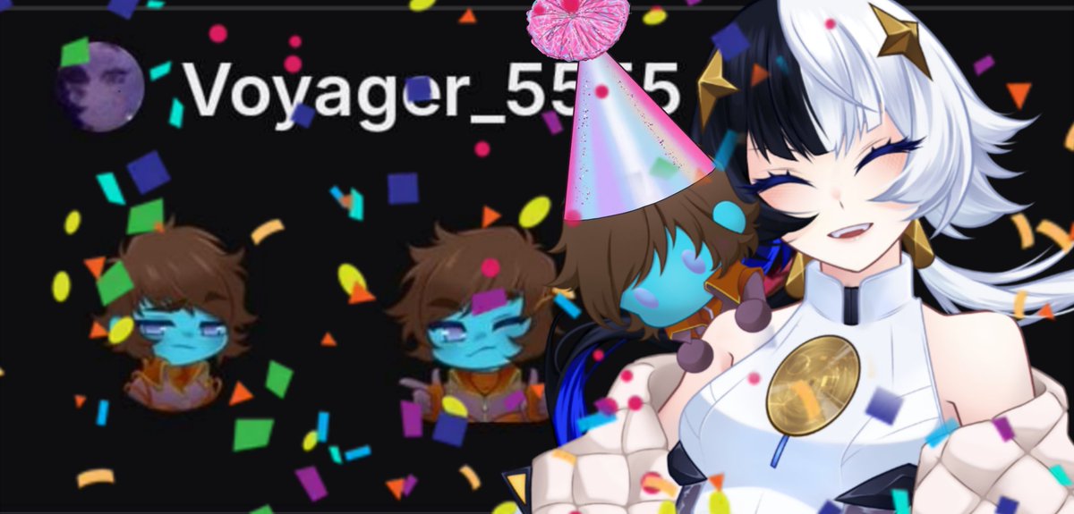 _Voyager5555's tweet photo. 📀 Thank you for coming to the stream‼️

We finally got to hit the twitch affiliate goal, thank you so much for your support 🩵

Worry not, I will be updating the rewards and emotes, there's still some stuff coming up but for now

Thank you so much! https://t.co/CY2c2XQP0V