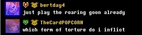 trickerytrick's tweet photo. These messages bro 😭  #undercards https://t.co/5X6yLQI8OW
