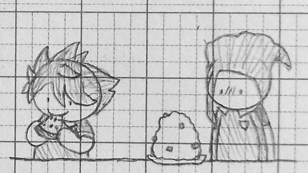mauv3il's tweet photo. old Nosaka and Nishikage doodles (i think they're pretty nice together)

Nosaka is a heatmor in pic 2 because his english name is Heath Moore https://t.co/gjUTkKQ3Vs
