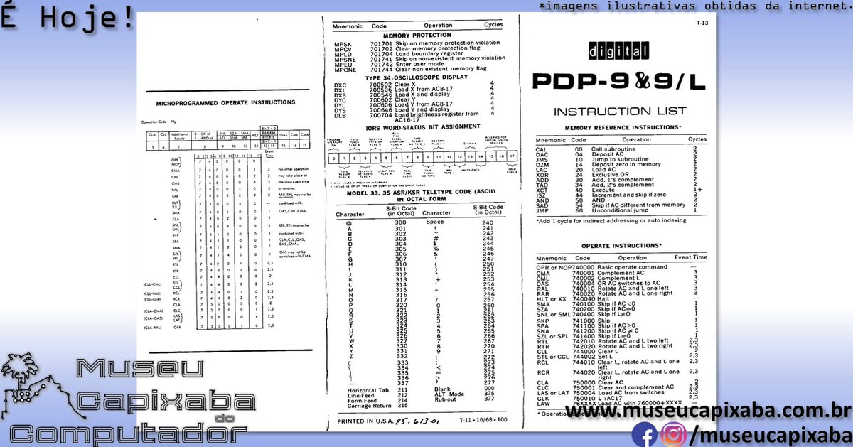 museucapixaba's tweet photo. É hoje! O computador DEC PDP-9 faz 60 anos!

+em https://t.co/1COMtvLiDs

#MuseuCapixaba #mcc #éhoje #museu #tecnologia #retro #OnThisDay #DEC #PDP9 #PDP9L #DigitalEquipmentCorporation #Minicomputador #PDP #PDP1 #PDP15 #PDP4 #PDP7 #ProgrammedDataProcessor #Transistor #Mainframe https://t.co/ttJGjAahUe