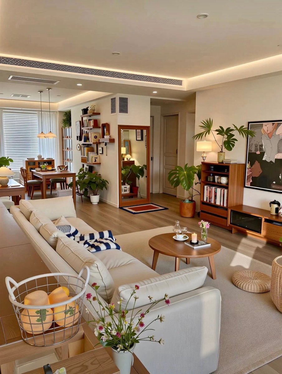 skyecorner96's tweet photo. This is what slow living looks like... Warm light, clean lines, and a space that just feels right. https://t.co/QbrH4lRJEj