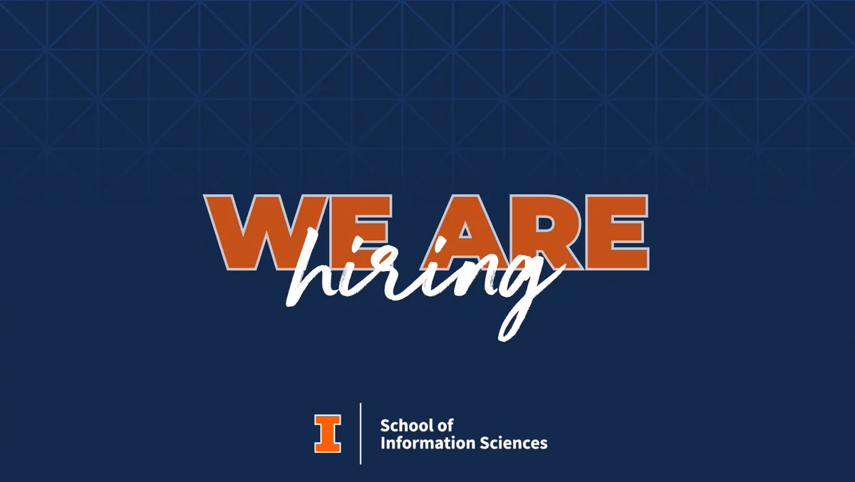 We are hiring. School of Information Sciences