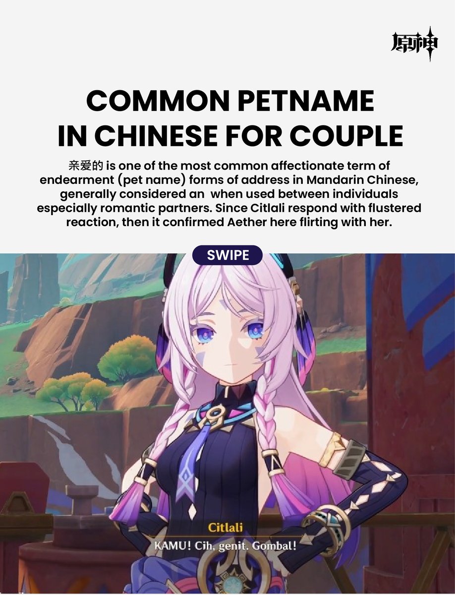 timely_aelali's tweet photo. Aether calling Citlali darling doesnt considered as flirting romantically apparently https://t.co/mEzmCj1sVq
