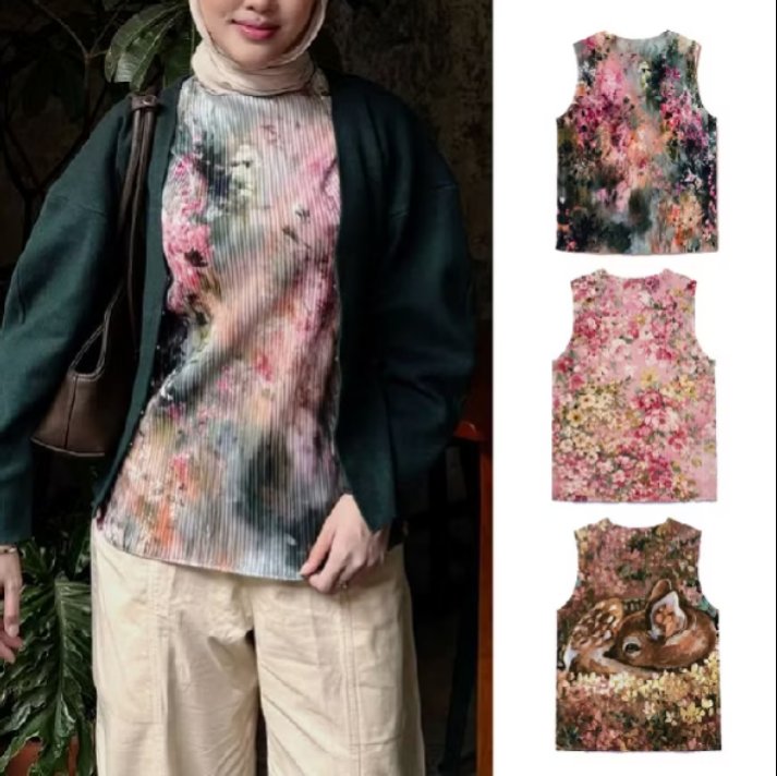 str4wmatcha's tweet photo. STOP SCROLL GUYS❌🖐🏻

aku nemuin pleats 40rb an aja, dengan motif yang secantik cantik ini sih gabakal rugi😋👀 https://t.co/nWpPqdEZMc
