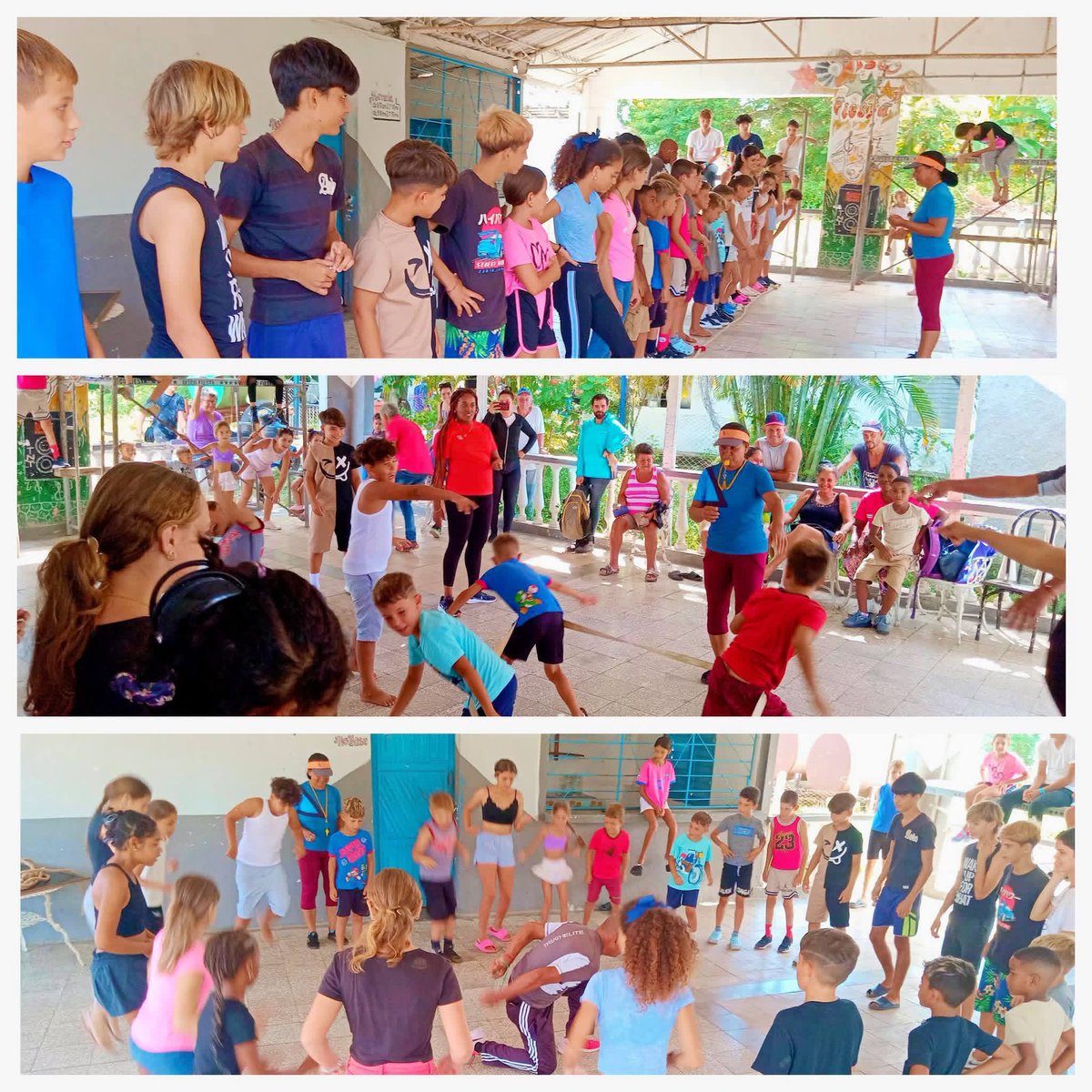 InderRemedios's tweet photo. Caravana Municipal de #NuestroRemedios en la  comunidad de Viña del plan Turquino con variadas ofertas  de la Cultura y la Recreación Física.
#VeranoConMiGente 😎
#CubaActivaySaludable
#InderCuba 
#VillaClaraConTodos 
#MiBarrioPorLaPatria https://t.co/I8DqSNPG82