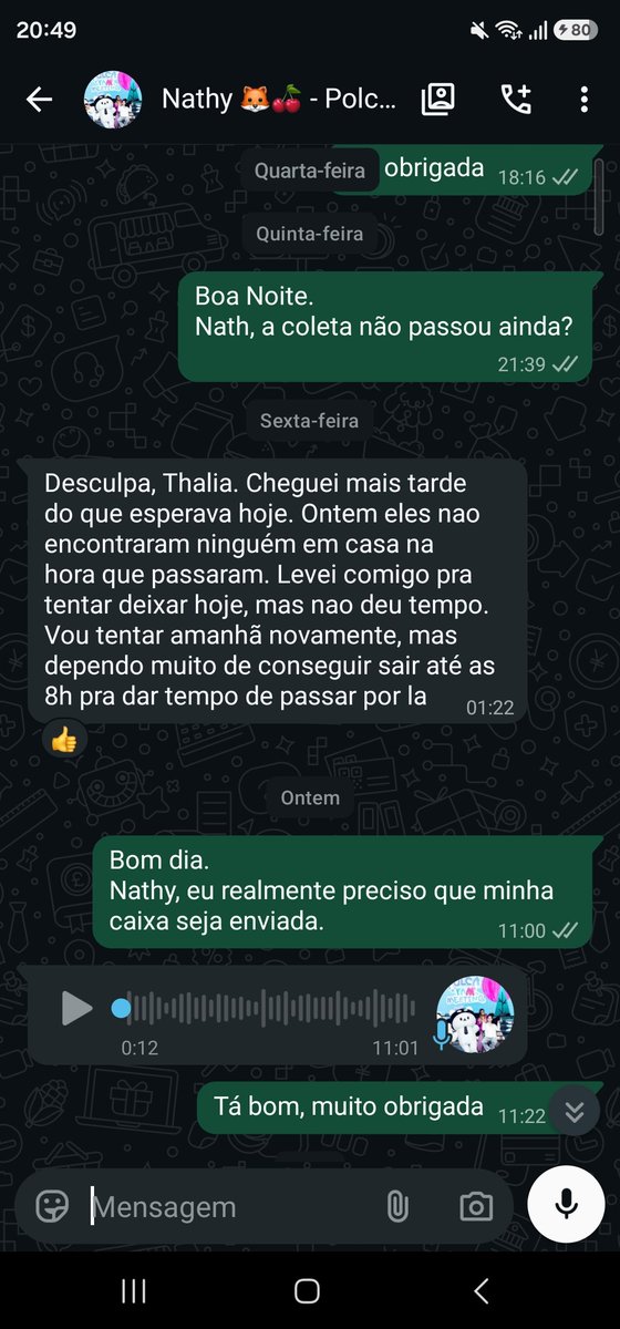 Thalia_panda_'s tweet photo. @donacnc Sinto que virei um cobrador de banco de tanto que preciso mandar mensagem apenas para conseguir o envio das minhas coisas, que já estão totalmente pagas. 

Não foi um valor pequeno: gastei mais de 2 mil reais, contando com a taxa da mala, e nunca reclamei sobre valores https://t.co/jNJPuaxKis