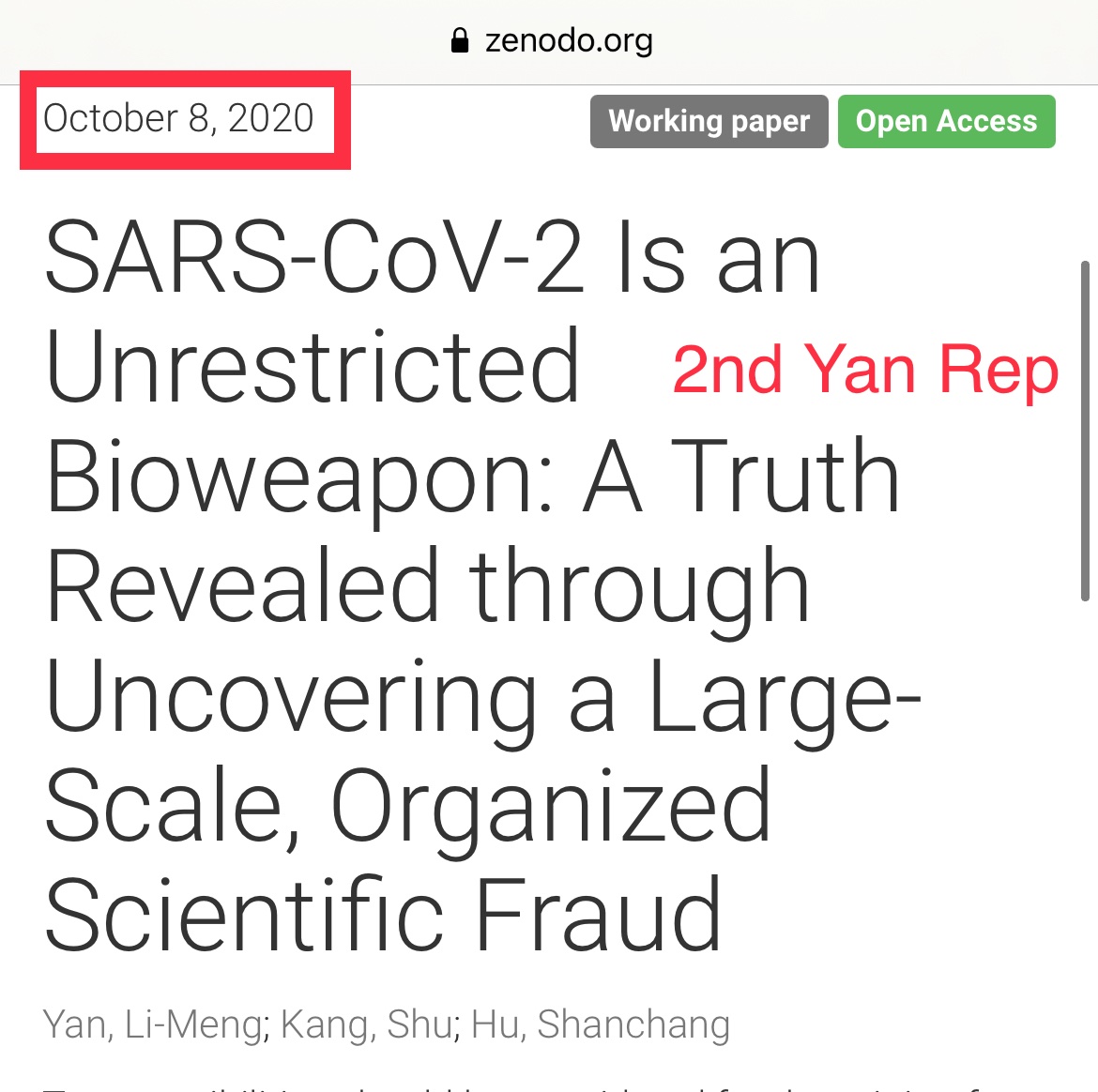 DrLiMengYAN1's tweet photo. Peter Daszak keeps posting denials, but Fauci’s assistant Dr. Morens’s guilty plea has left Co-Conspirator 1 nowhere to run and no credible excuse for the conspiracy. Fauci’s 111 invocations of the Fifth Amendment will not save this network either✌🏻
1. Morens pleaded guilty to “conspiracy to commit offenses and to defraud the United States”—not merely to a private-email violation. 
• He admitted conspiring with Peter Daszak and Gerald Keusch (Co-Conspirator 1 & 2) to evade FOIA, back-channel information to Fauci, help restore gain-of-function funding, and suppress the truth about the laboratory origin. 
• This is the first domino in America’s reckoning with moles & traitors in the US, and the “Comintern” network serving Xi’s CCP.
2. It must be emphasized: 
CCP regime’s massive, state-directed investment in weaponizing coronaviruses vastly exceeded the NIH funding channeled to the Wuhan Institute of Virology through EcoHealth. 
• The NIH money is merely the judicial entry point exposing the conspiracy, technology-transfer, and cover-up network inside America—not the principal source of funding for the CCP’s overall bioweapons program.
3. Tracing the virus requires identifying its real backbone—PLA discovered Zhoushan bat CoVs ZC45/ZXC21—rather than being misled by the fabricated RaTG13 virus and the half-true, half-false Yunnan mine-shaft narrative. 
• It is like identifying a murderer through his fingerprints instead of being deceived by misleading evidence deliberately planted at the crime scene.
4. Accountability must proceed from Morens–Daszak–Keusch to the “scientific community”, the WIV, the PLA’s military-civil fusion system, and ultimately the Xi-CCP regime. 
• Only by opening up Communist China and eradicating communism can the institutional root of the next Unrestricted Biowarfare attack (“pandemic”🤫)  be eliminated!
#COVID19
#UnrestrictedWarfare
#Intentional
https://t.co/cU4v47ofJJ