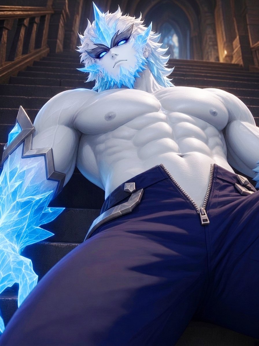 redforce636's tweet photo. #glacialwarden #snezhnaya #genshinimpact #bara #muscle #aiart #aimen https://t.co/4MbRSKtxEZ