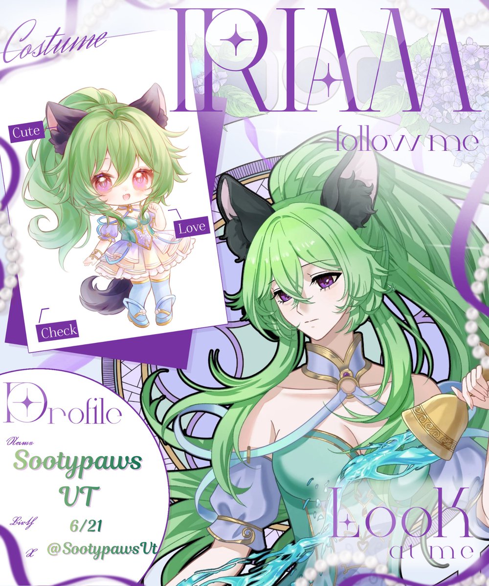 SootypawsVT's tweet photo. I realized that I missed the follow fest for Iriam last night! So please excuse my very late post! 

I'm Sootypaws your former Witch's familiar turned friendly neighborhood magical girl! 

#IRIAM #IRIAMMaintFollowFest  #IRIAMメンテ中のフォロー祭り️ https://t.co/fFBiCuZEDx