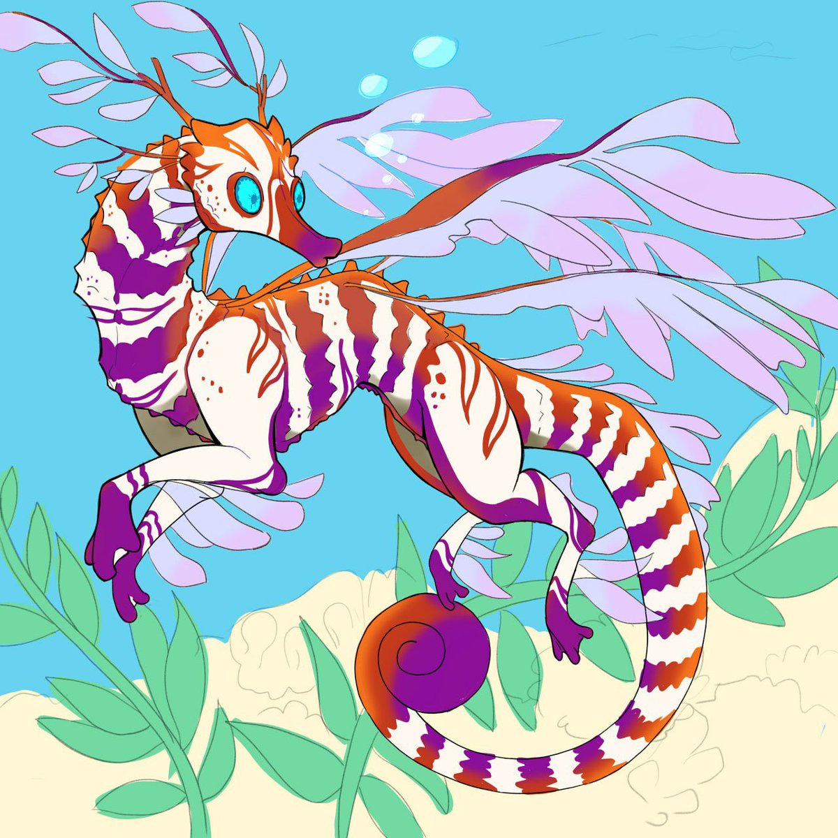 ZephyrCentaurii's tweet photo. Im liking how this is looking so far

#dragon #dragonart #fantasyart  #seahorse #furry #furryart https://t.co/wjb45vWAd4