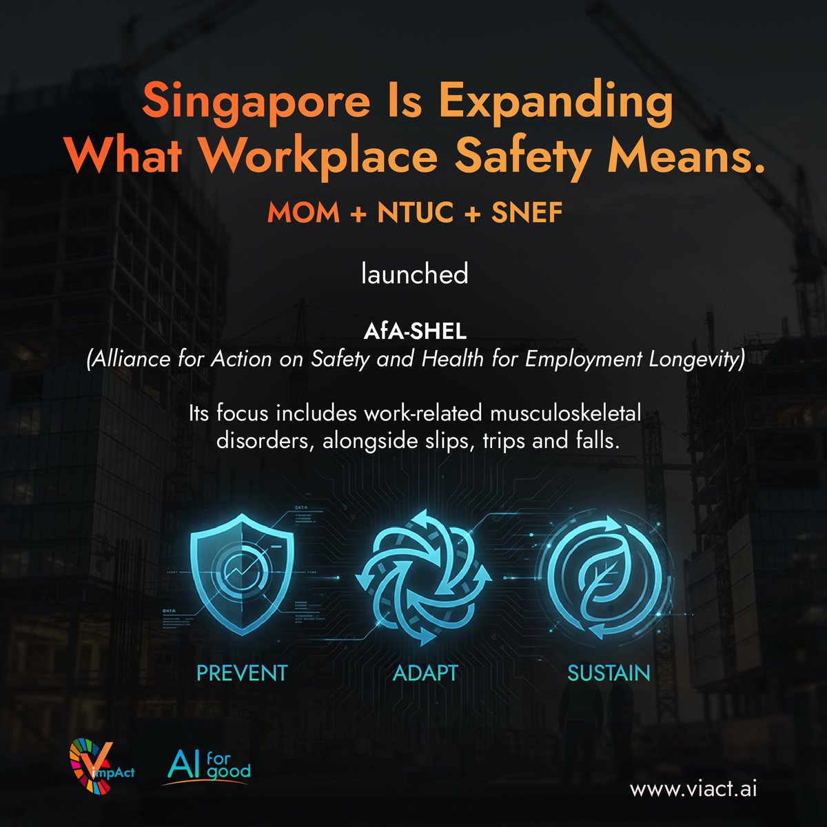 AiViact's tweet photo. Ergonomic risks rarely happen overnight. Repetitive lifting, bending, reaching, and twisting can build exposure over time.
🇸🇬 As Singapore gives greater attention to workplace musculoskeletal risks, EHS teams need ways to spot them earlier.
#viAct #Ergonomics #EHS #Singapore https://t.co/3i5tPQ50a2