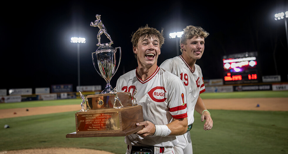 legionbaseball's tweet photo. Via @jrwalk22, here's the recap, box score, and highlight videos from @CarpetLandRugs's @AmericanLegion World Series title: https://t.co/i4rdhOkZU4 #ALWS26 https://t.co/n5ygCCgQMs