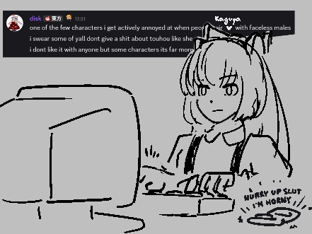 Godsdumbestuser's tweet photo. osomeone drew this of me bro #東方Projectㅤㅤㅤㅤ https://t.co/AtVTDQncxN