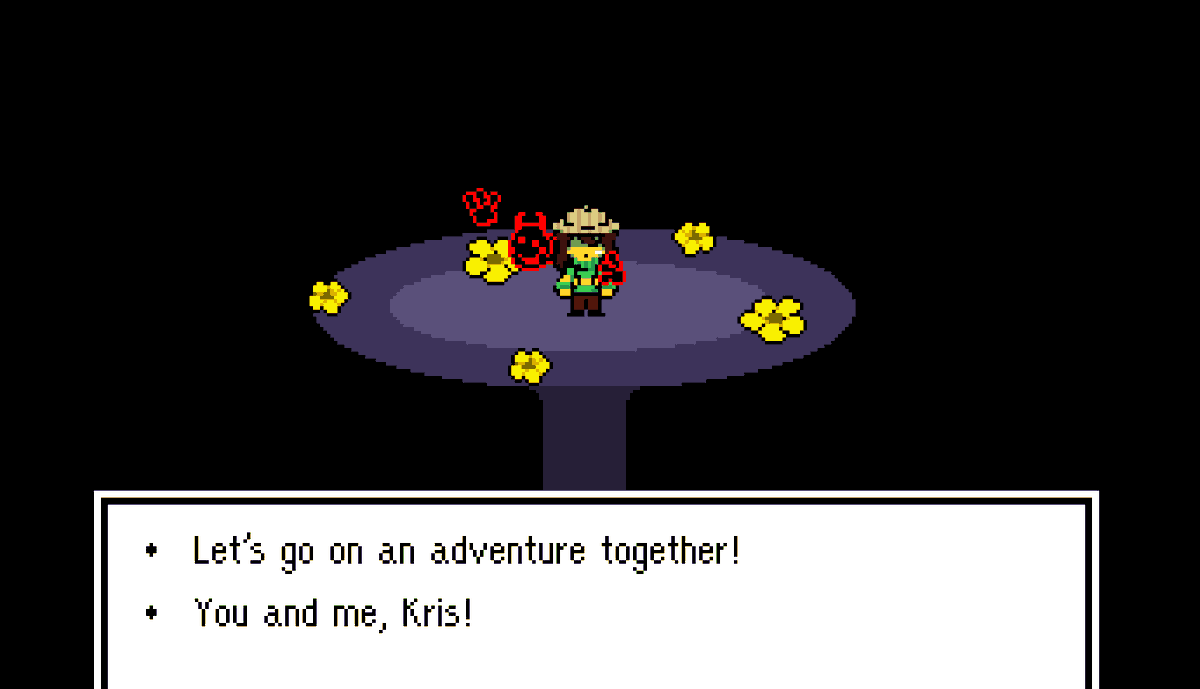 cheeseguypeak's tweet photo. GLOBETROT (soft reboot of my UNDERSWAP take, SUMMITMYTH).

(Characters are Kris &amp; Chasper, the buddy ghost)

#undertale #deltarune https://t.co/Gz6lg5ySoz