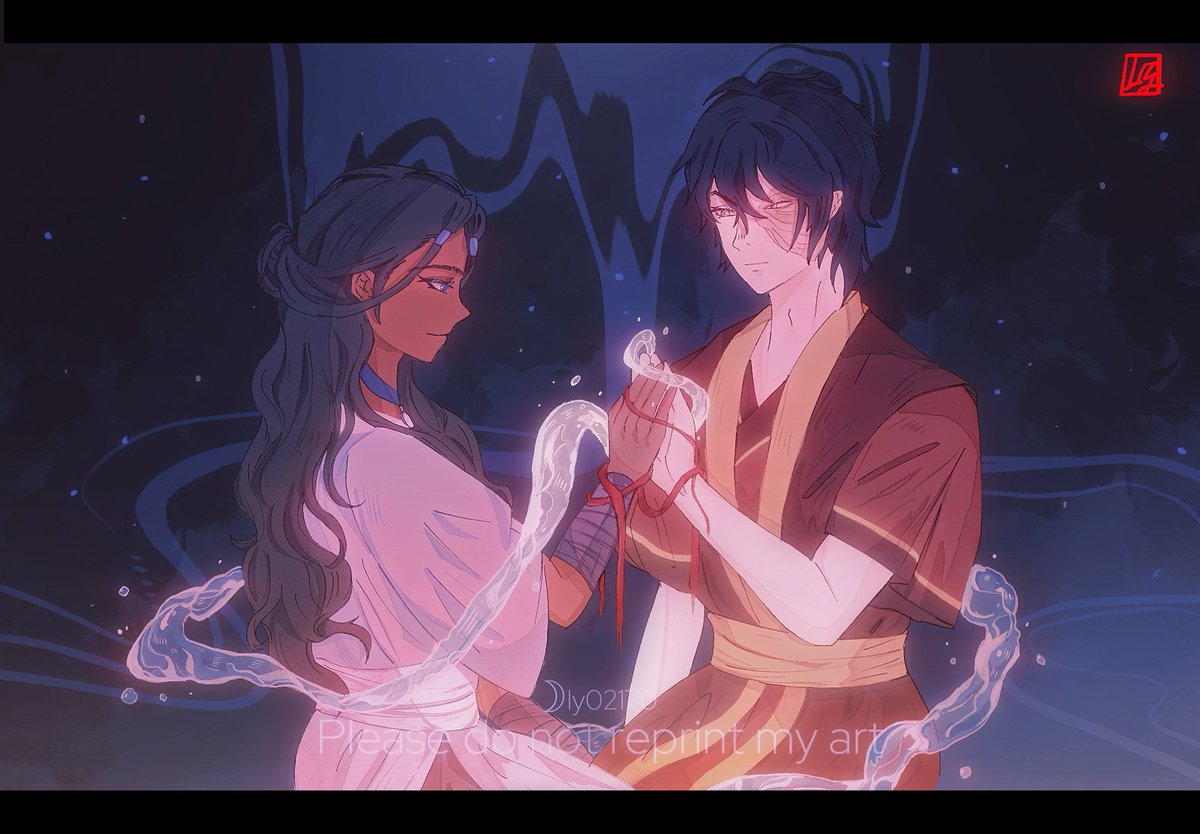 lyeternalmoon's tweet photo. 🌌七夕节快乐！💖
#zutara https://t.co/HAifXnKqQT