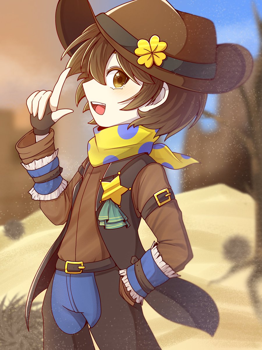 TRBNB's tweet photo. #undertaleyellow 
魔改造ウエスタンスタイルClover https://t.co/GV4jMf4lxf