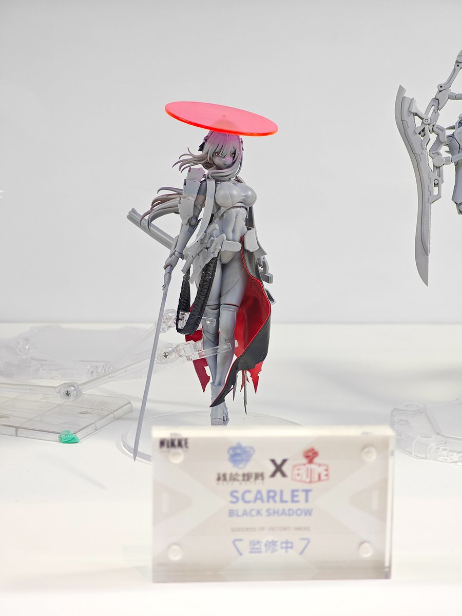 Nukematrix001's tweet photo. Nikke: Scarlet - Black Shadow sample debut display!
JAKARTA INTERNATIONAL BABY PRODUCTS &amp; TOYS EXPO（19th-22nd, Aug,2026）
Booth No. : B3. L05
Location:
JAKARTA INTERNATIONAL EXPO
Gedung Pusat Niaga Lt.1 Arena PRJ Kemayoran,Jakarta,10620.
#NUKEMATRIX
#核能矩阵
#ガールズプラモ https://t.co/iXMd3bUKgS