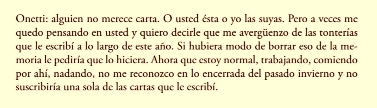 rhoda_2912_'s tweet photo. Idea Vilariño es de mis poetas favoritas.
A los once años me enamoré perdidamente de un compañero de escuela de apellido Vilariño. Cuando descubrí a Idea, años después fue como revivir  ese primer amor.
Lo que sigue es una carta que Idea le escribió a Onetti, su tormentoso amor. https://t.co/bBeeGdQwnO