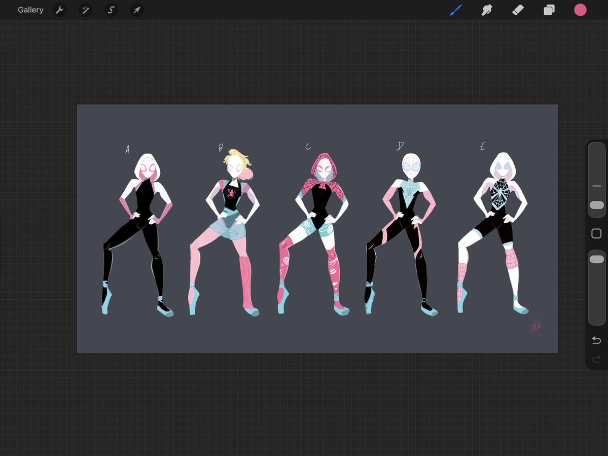 vmcroon's tweet photo. Spider-ghost costume redesigns based on ballerina attire 
#spidergwen #spiderghost https://t.co/lL9U3YhxZE
