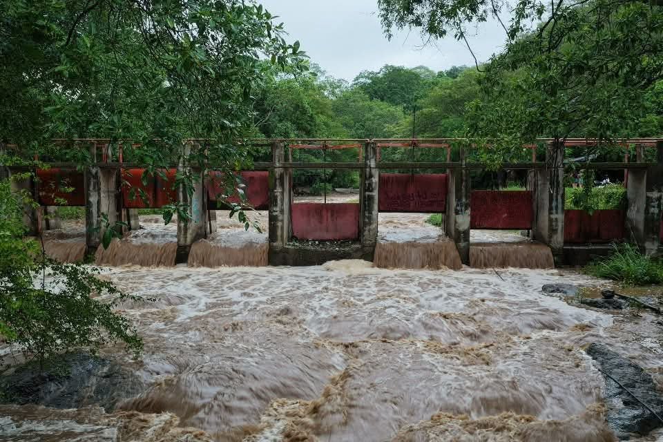 metropolibahia's tweet photo. #BahiadeBanderas | ⚠️🌧️ Creciente en el arroyo Huichichila deja pérdidas materiales; no hay personas lesionadas
La fuerza y rapidez del aumento del caudal sorprendió a quienes se encontraban en la zona.
🚨 Había 10 adultos y 2 menores de edad. Afortunadamente, sin lesiones. https://t.co/zzpXuLbGTJ