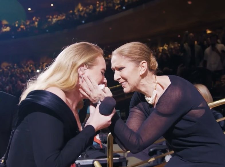 AdeleGlobaI's tweet photo. Adele recently spoke to Harper’s BAZAAR for Céline Dion’s cover interview.

—“My love for ballads is definitely a direct pass down from her. She’s dramatic, and I love being a drama queen.” https://t.co/6JoPCzgW0k