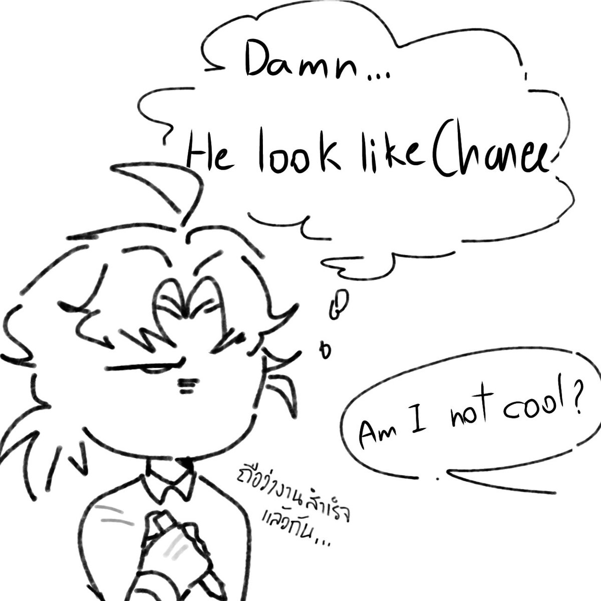 0MyMilk0's tweet photo. Lance tries to disguise himself as Chance🫠

(Lance my hc is blind in one eye)

#lance #fskart https://t.co/mCQTAoaPFx