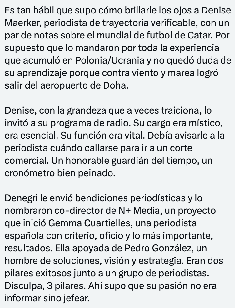 MediosTerror's tweet photo. Nos llega esta denuncia sobre Guillermo Blanco, quien es director de @nmas Digital. https://t.co/9wV0DfX8rJ