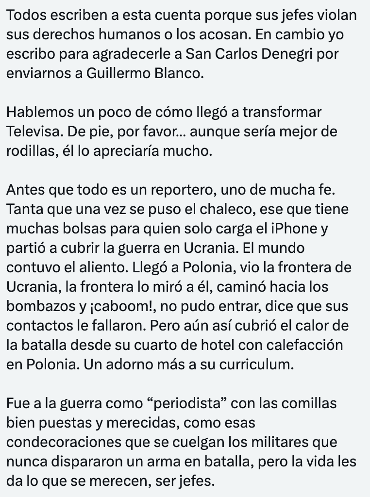 MediosTerror's tweet photo. Nos llega esta denuncia sobre Guillermo Blanco, quien es director de @nmas Digital. https://t.co/9wV0DfX8rJ