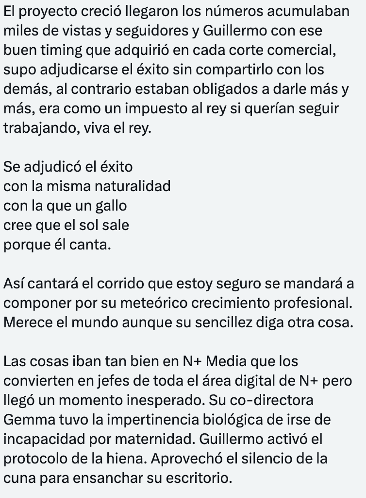 MediosTerror's tweet photo. Nos llega esta denuncia sobre Guillermo Blanco, quien es director de @nmas Digital. https://t.co/9wV0DfX8rJ