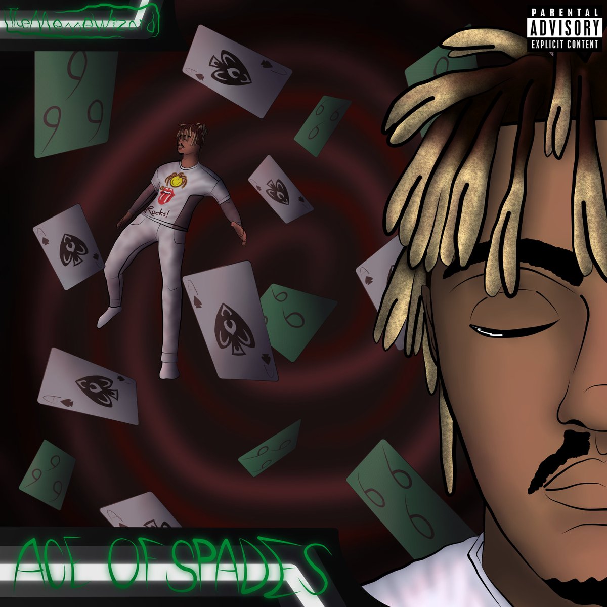 TheMemeWizard_'s tweet photo. Juice WRLD - RNG (Ace Of Spades) (All Your Sins) cover by me https://t.co/TGZLuUVA90