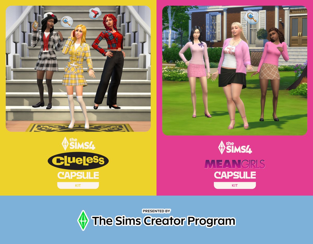 mofui3desu4's tweet photo. 現時点で未翻訳
That’s So Fetch: The Mean Girls and Clueless Capsule Kits Bring Style to The Sims 4
https://t.co/8xG2SU86m7
記事の冒頭に「CASとBuild/Buy objects（建築アイテム）」とも書いてあるんだけど…？
#MeanGirlsCapsuleKit #CluelessCapsuleKit
#SponsoredByTheSims https://t.co/MgXSB3cnVS
