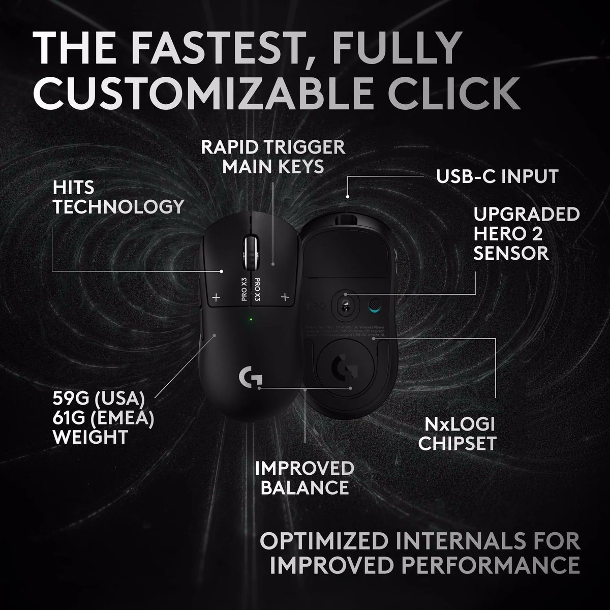 harukaze5719's tweet photo. G PRO X3 SUPERSTRIKE
- "Upgraded" HERO 2 / 48K DPI, 90G, 930 IPS
- New "NxLogi" chip (MCU?)
- up to 135 hours
- 61g for Europe (replaceable battery) / 59g for US
- Under 180 euro / Maybe September
- Black / Pink
https://t.co/M0nFK48T13 https://t.co/MEKAHGfktz