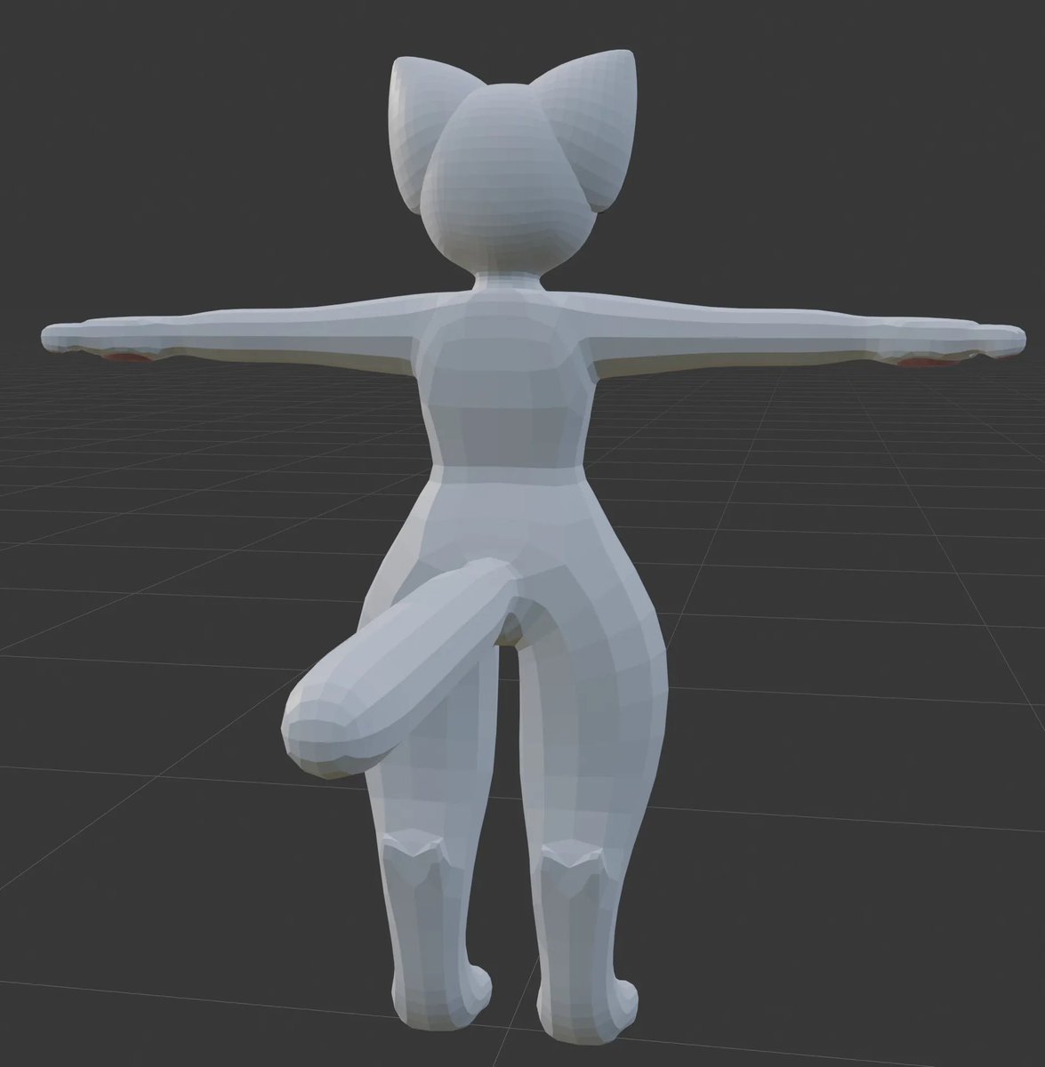 CraftySnep's tweet photo. #furry #blender #3dmodel #wip #anthro #cat https://t.co/x7sZmKQrZN