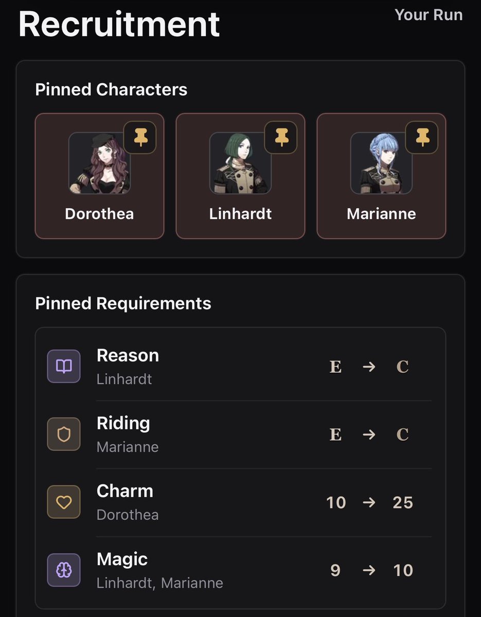 kierrsun's tweet photo. I made a helper app for your Fire Emblem: Three Houses playthrough!

Easily shows you what to skill up for your recruits

https://t.co/IJExNvat53
#FireEmblem #FE3H #FireEmblemThreeHouses https://t.co/CPensysPrg