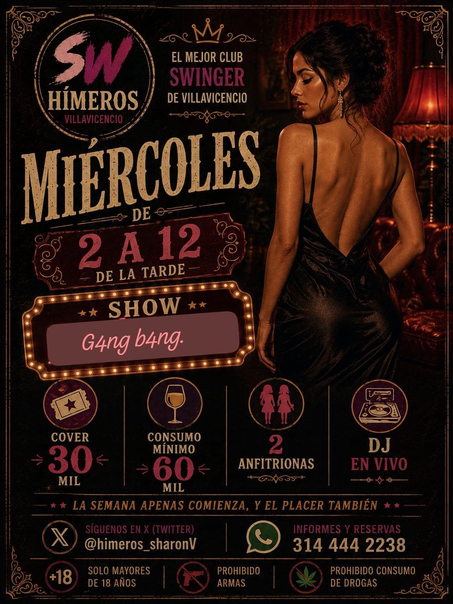 himeros_SharonV's tweet photo. Mañana miércoles los espero para disfrutar de una rica orgia en @himeros_SharonV https://t.co/8qV4Z69nzs