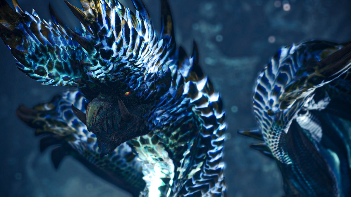p3dq4's tweet photo. 氷を纏いし禁忌。
その静かな気配の奥で、世界を凍てつかせる力が目を覚ます。

📸 アルバトリオン（氷活性状態）

#MonsterHunter #モンスターハンター #モンハン #モンハン写真部 #VirtualPhotography https://t.co/ezexcHQz5q