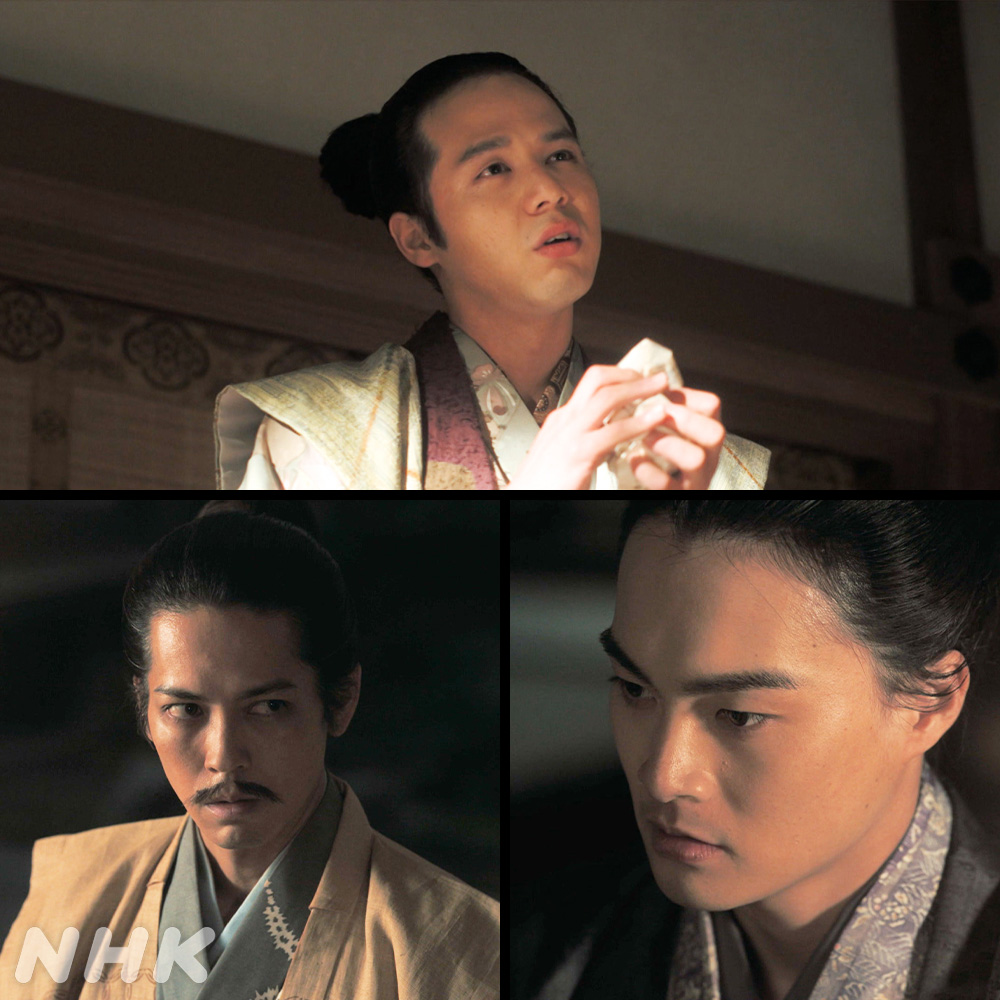 nhk_toyotomi's tweet photo. 秀吉から葬儀の書状を受け取った武将たち───

それぞれが出した返答は🔗https://t.co/SCel8RK6gB

宮﨑あおい 山口馬木也
池田鉄洋 堀井新太
山脇辰哉 猪塚健太 結木滉星
#豊臣兄弟 https://t.co/2qLEj4qqH2
